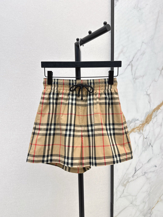 Bur 25SS Plaid shorts