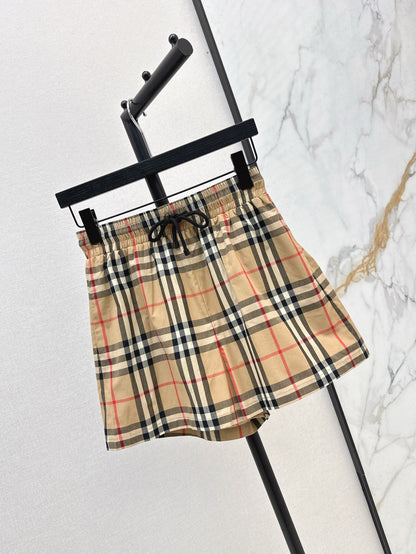 Bur 25SS Plaid shorts
