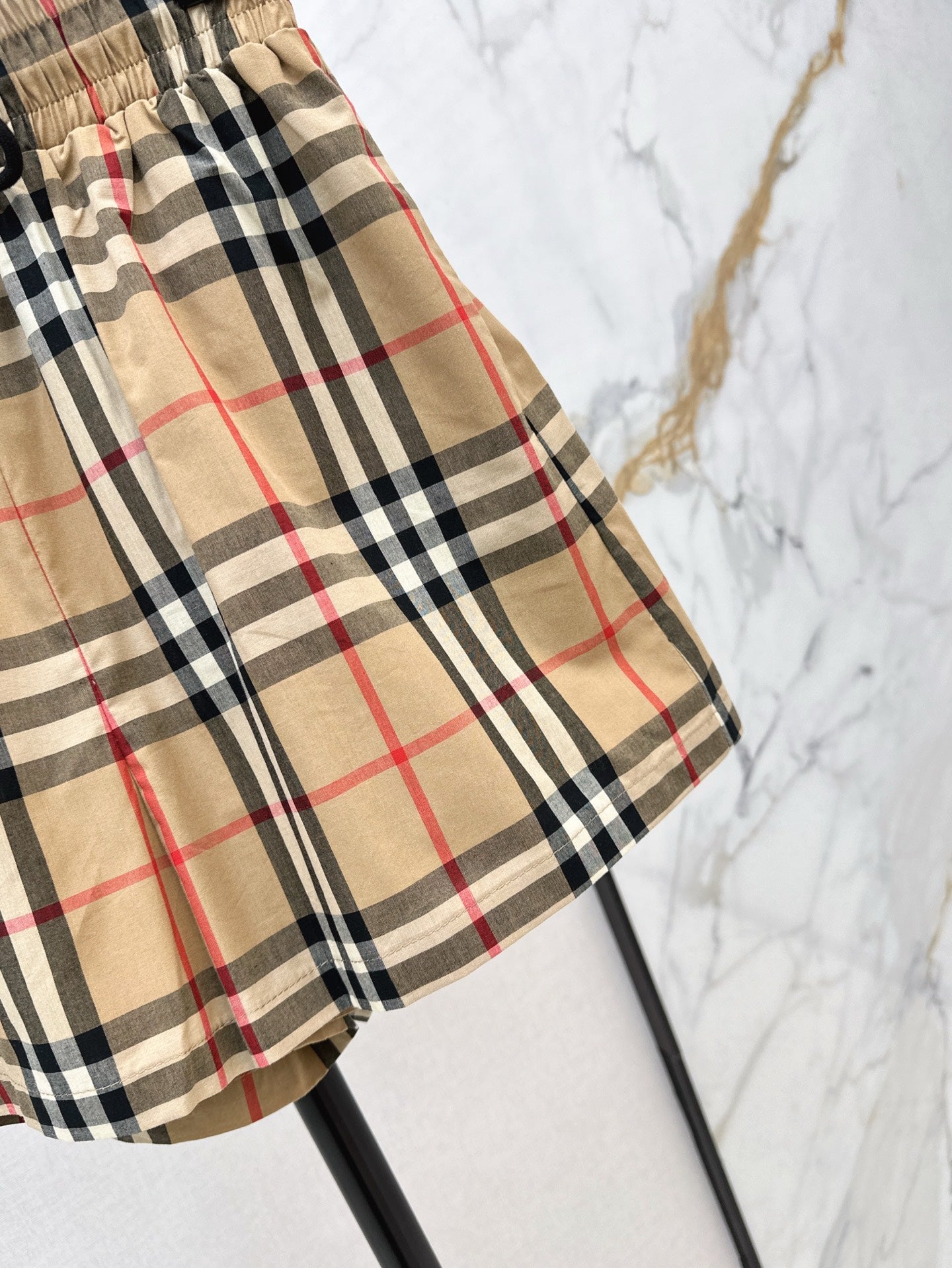 Bur 25SS Plaid shorts