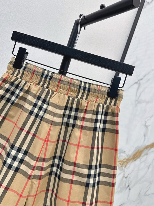 Bur 25SS Plaid shorts