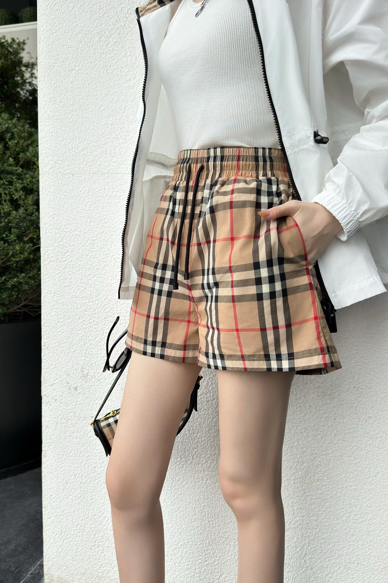 Bur 25SS Plaid shorts
