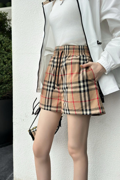 Bur 25SS Plaid shorts