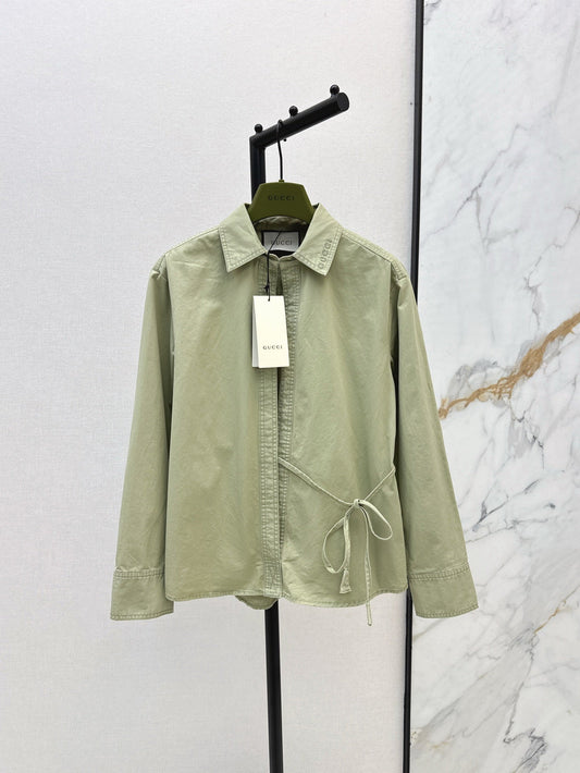 GU 25SS Waist-cinching shirt