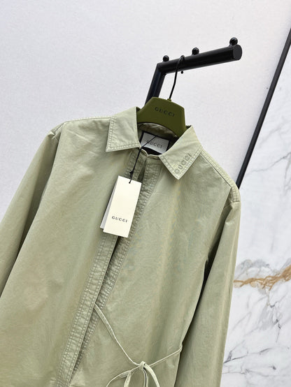 GU 25SS Waist-cinching shirt