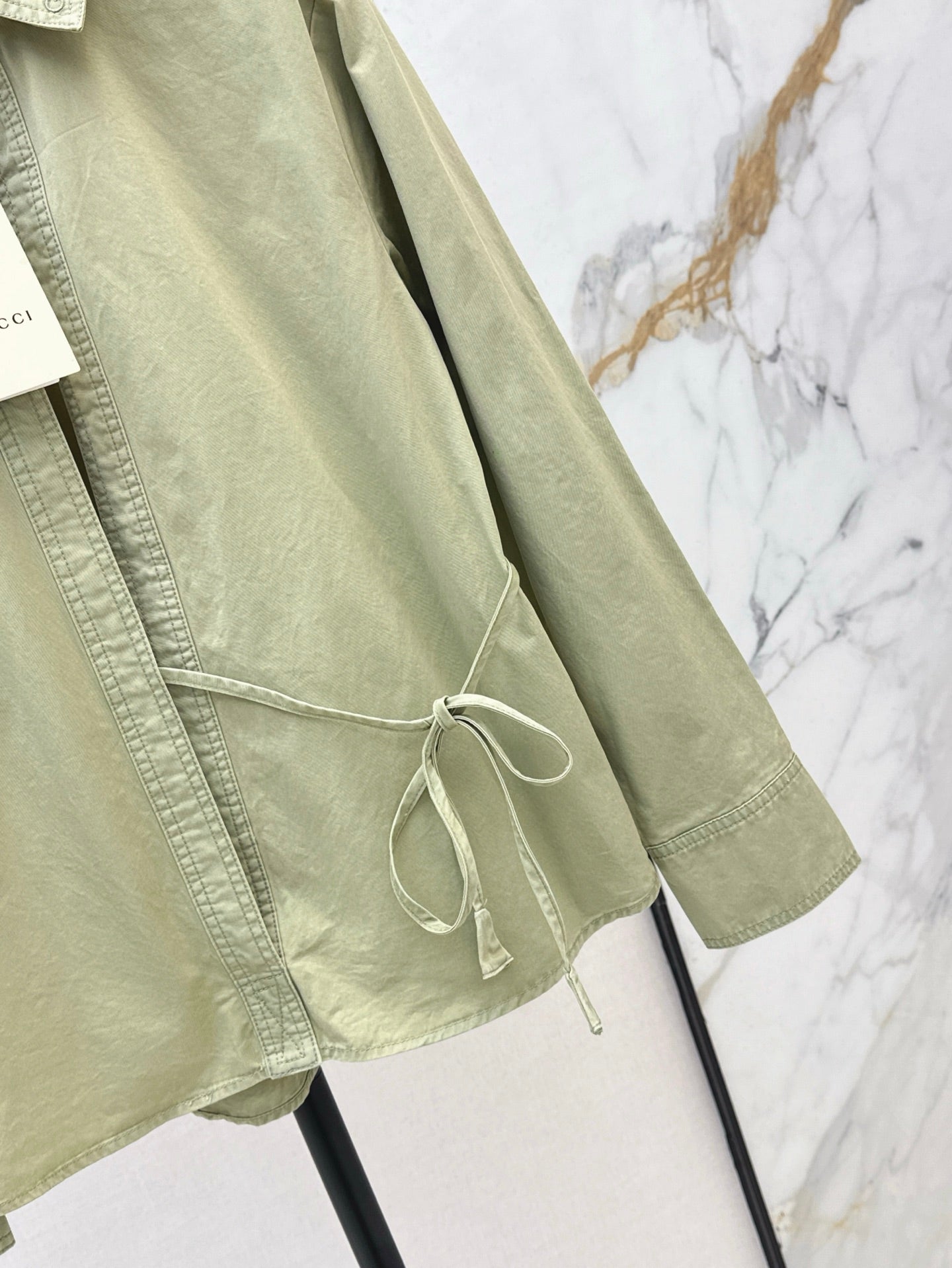GU 25SS Waist-cinching shirt