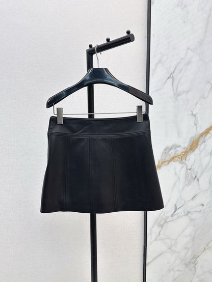 Ce 25ss leather skirt