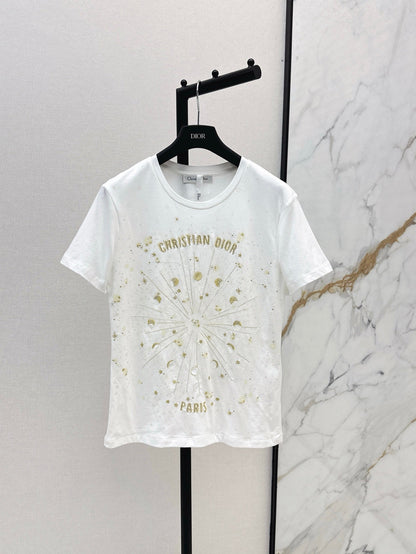 CD 25ss embroidered t-shirt