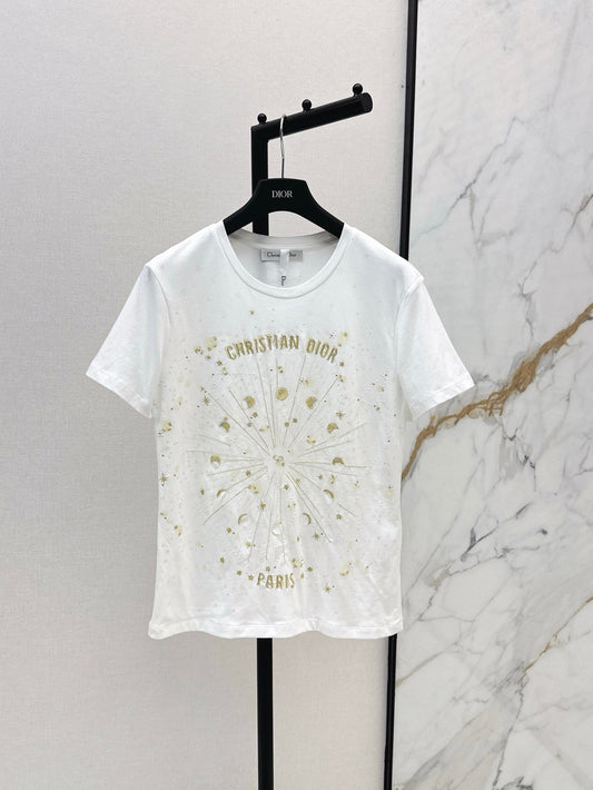 CD 25ss embroidered t-shirt