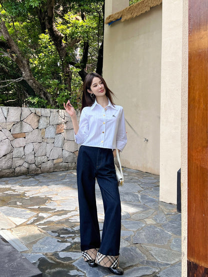 Bur 25ss crop shirt