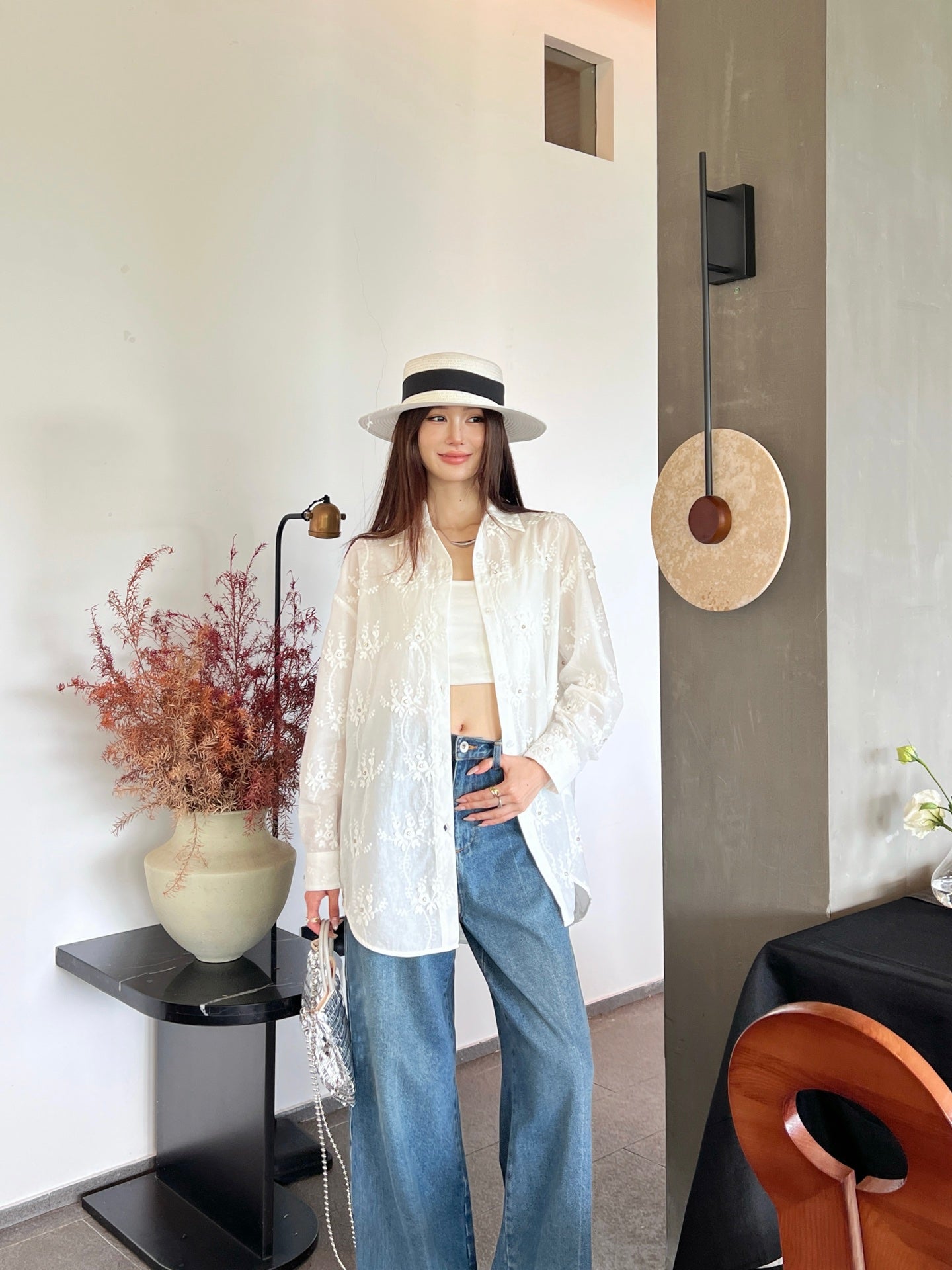 Val 25ss embroidered shirt