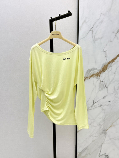 Mi 25ss off-shoulder shirt