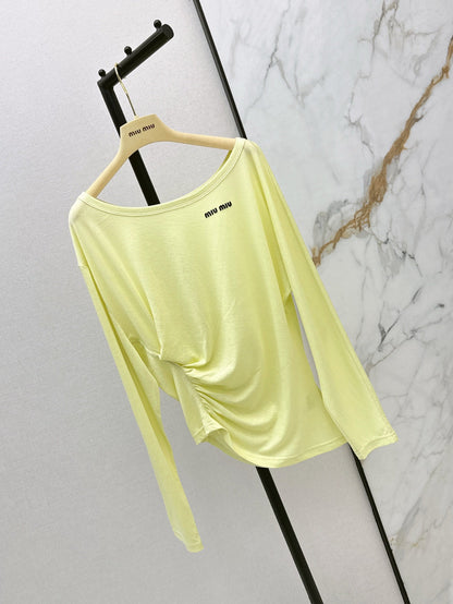 Mi 25ss off-shoulder shirt