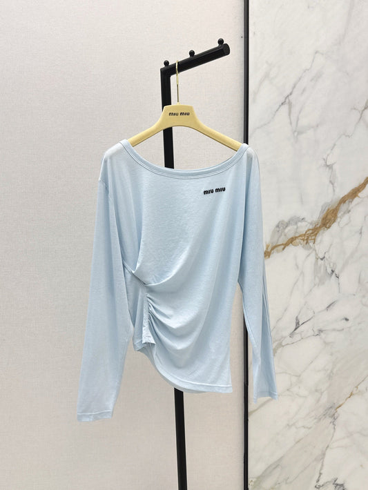 Mi 25ss off-shoulder shirt