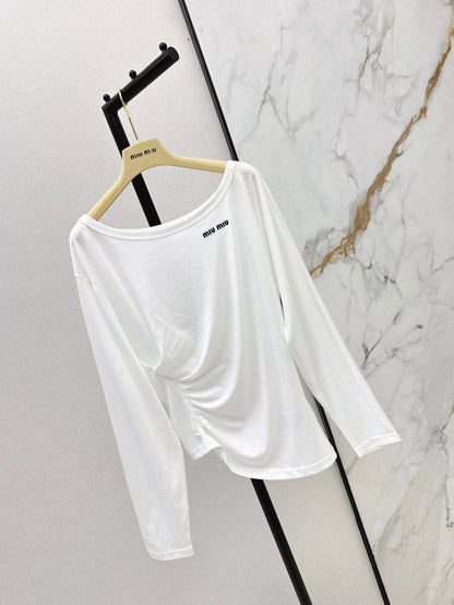Mi 25ss off-shoulder shirt