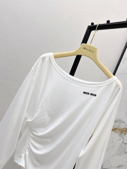 Mi 25ss off-shoulder shirt
