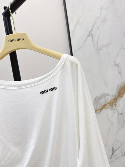 Mi 25ss off-shoulder shirt