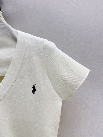 ral 25ss V-neck knit shirt