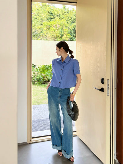 Pra 25ss crop shirt