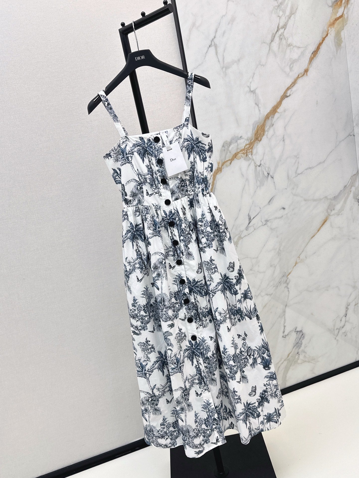 CD 25ss print slip dress