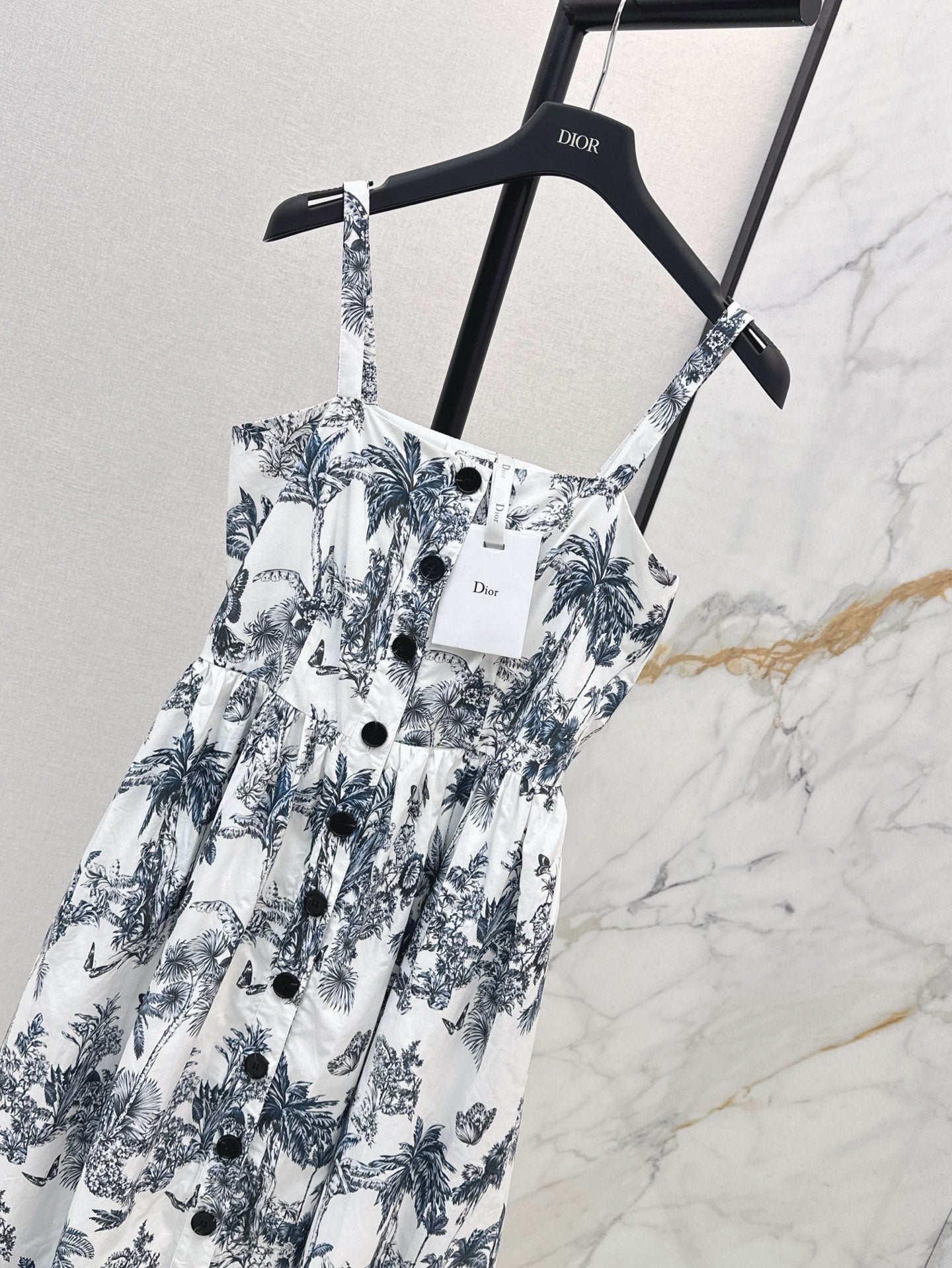 CD 25ss print slip dress