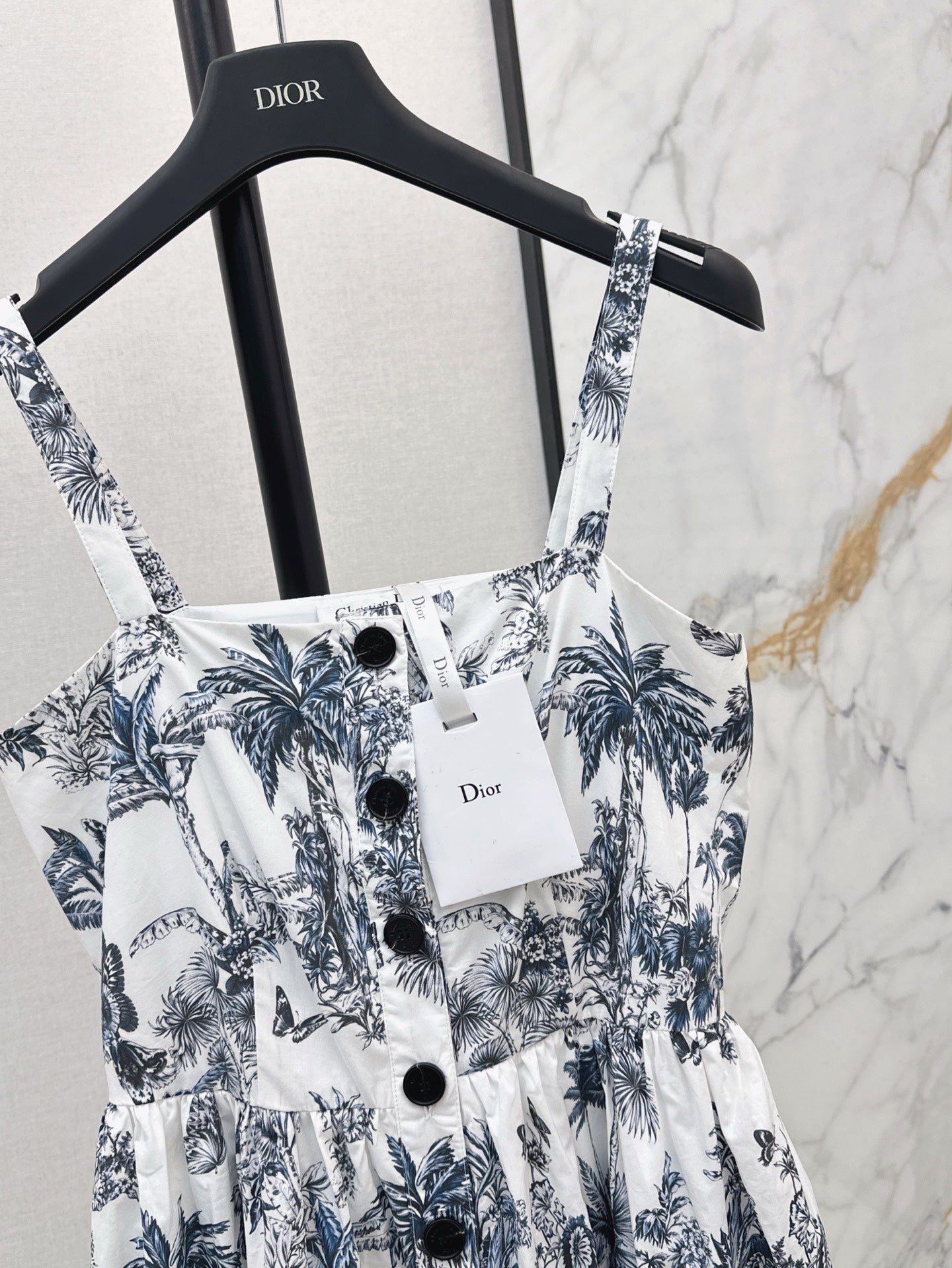 CD 25ss print slip dress