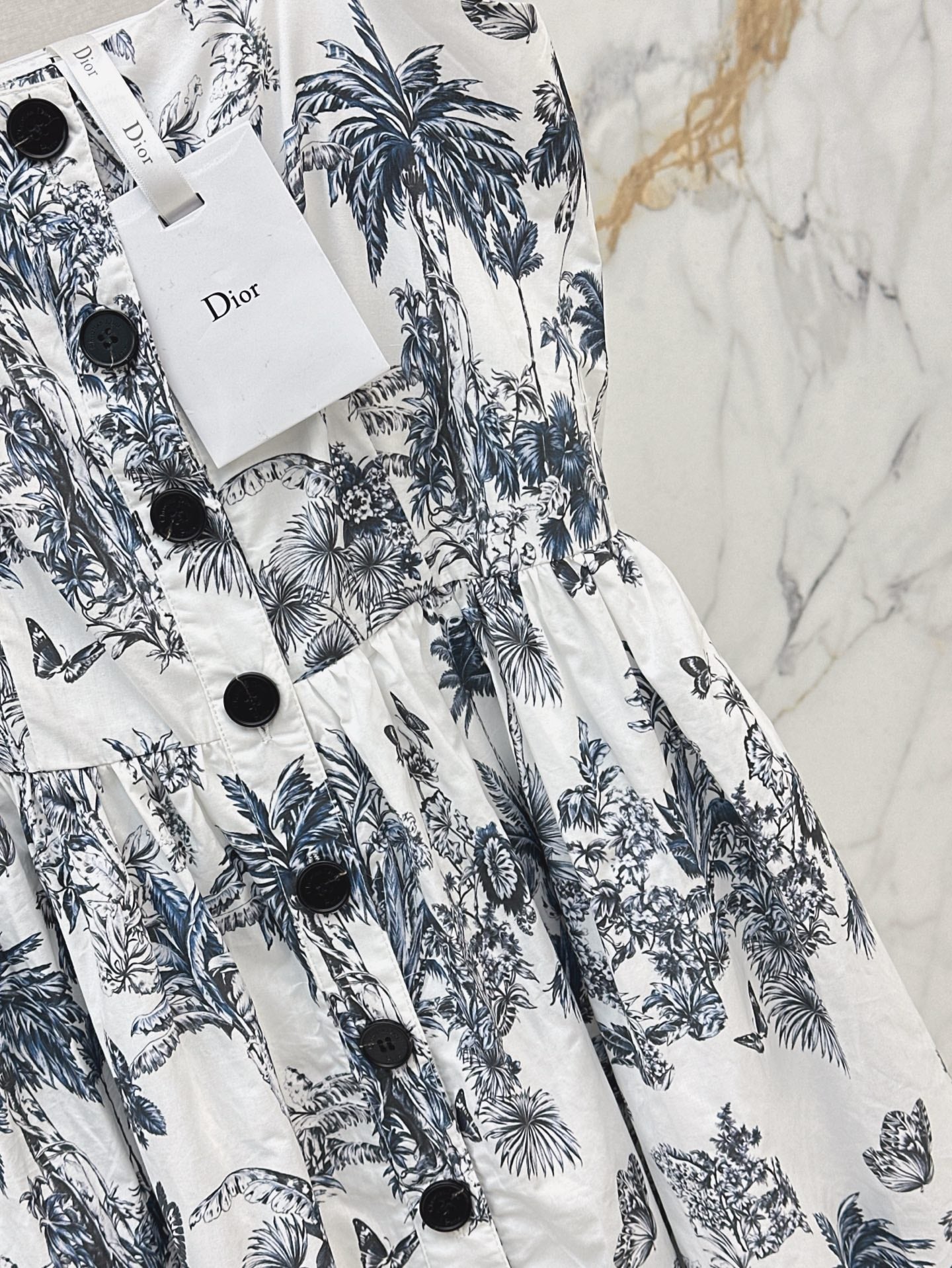 CD 25ss print slip dress