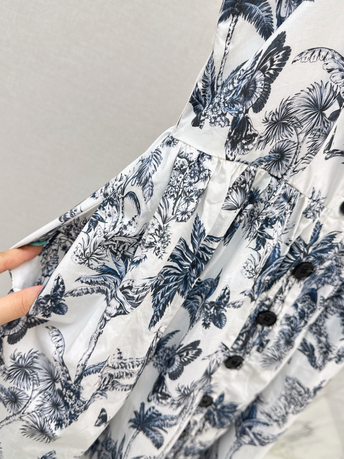 CD 25ss print slip dress