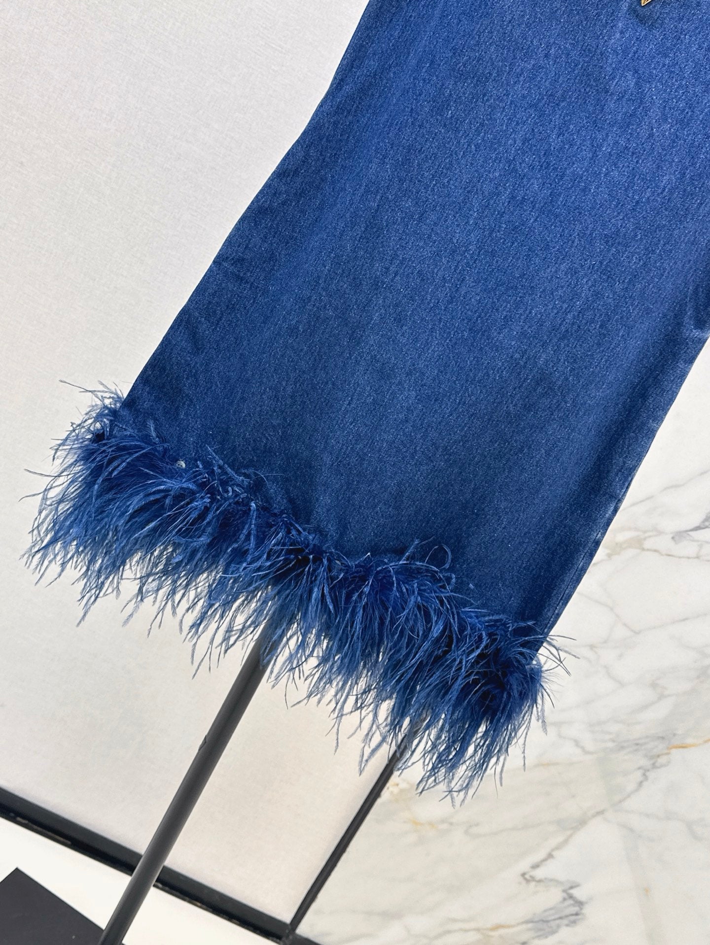 Val 25ss Removable ostrich feathers dress