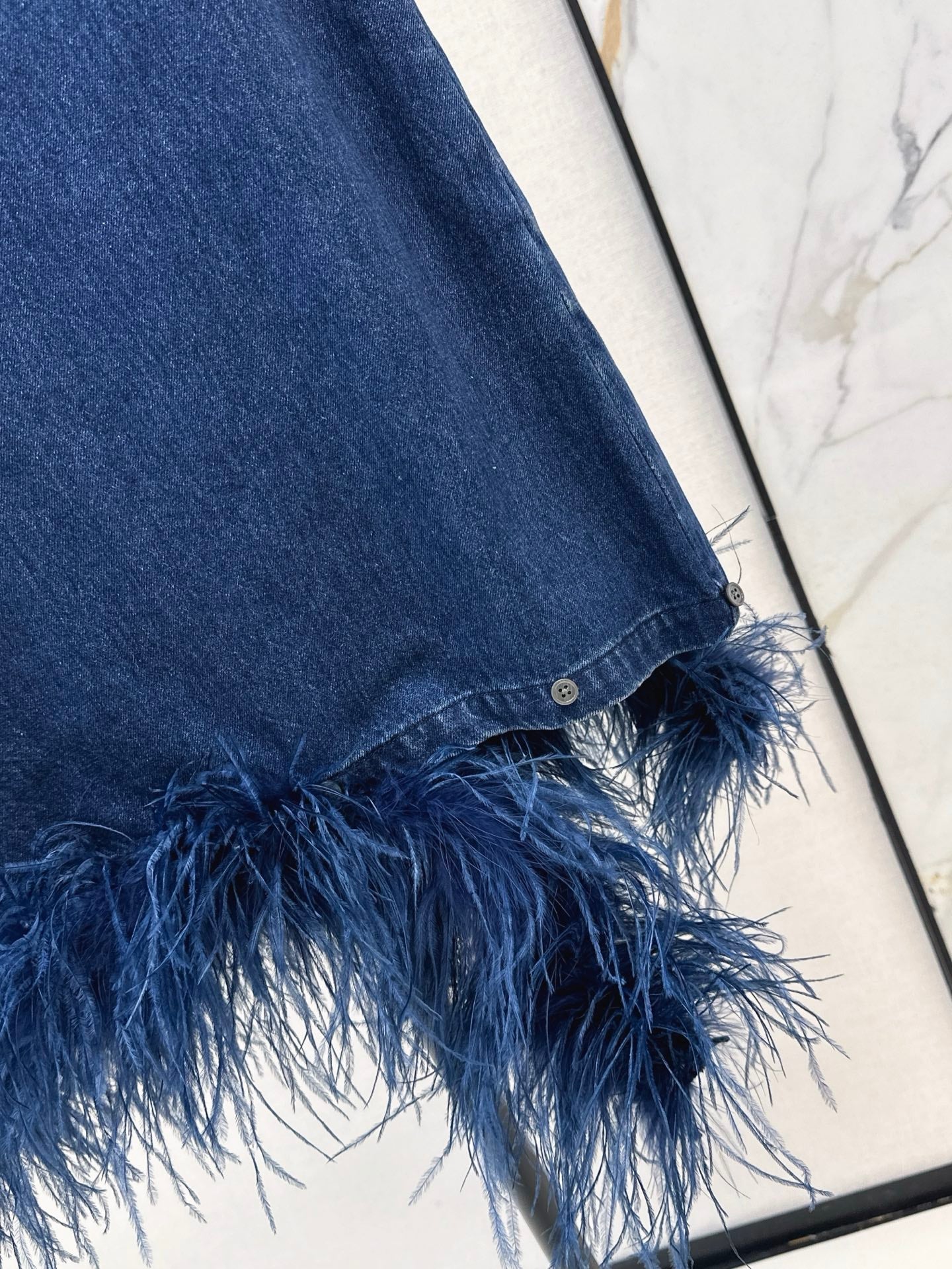 Val 25ss Removable ostrich feathers dress