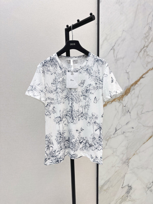 CD 25SS print t-shirt