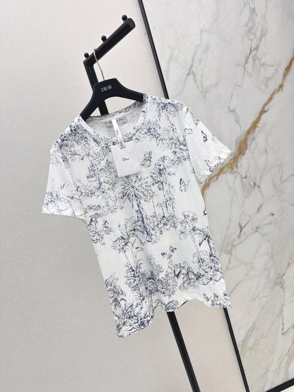 CD 25SS print t-shirt