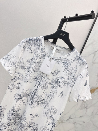 CD 25SS print t-shirt