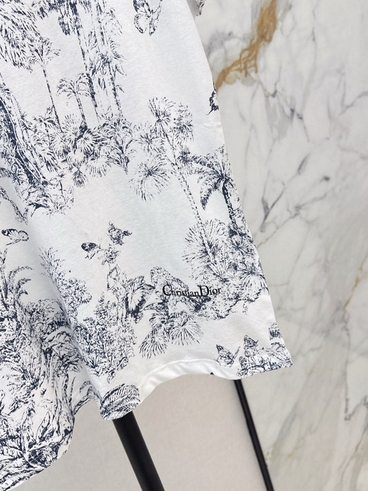 CD 25SS print t-shirt