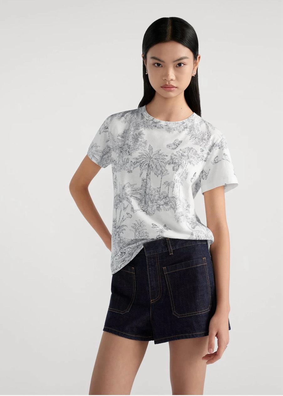 CD 25SS print t-shirt