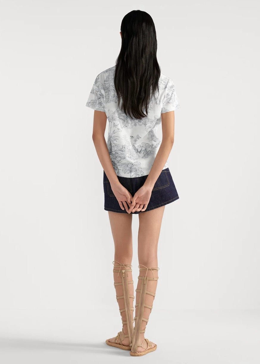 CD 25SS print t-shirt