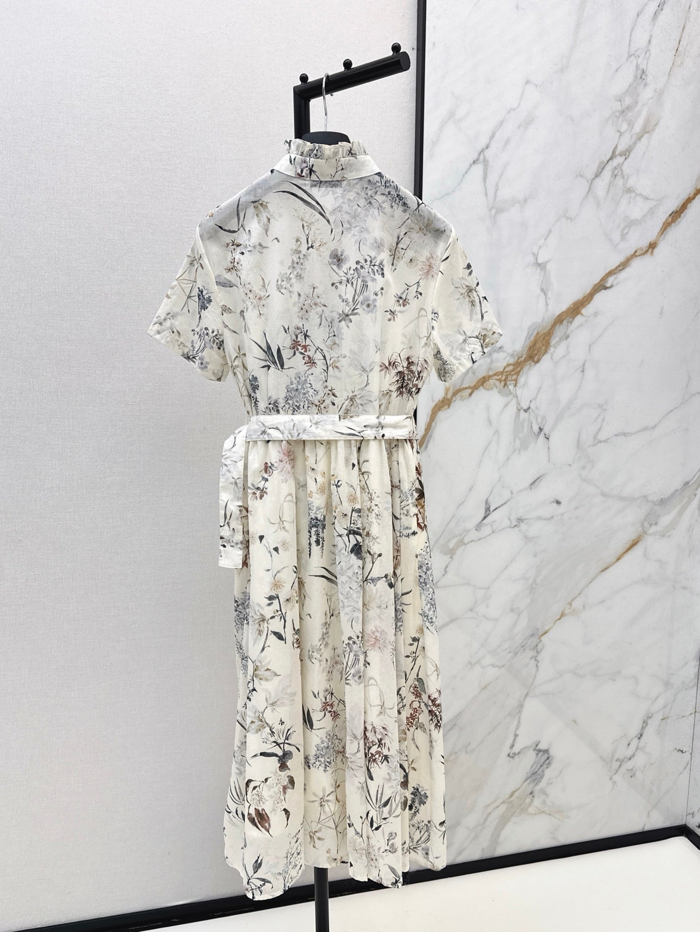 CD 25ss print shirt dress