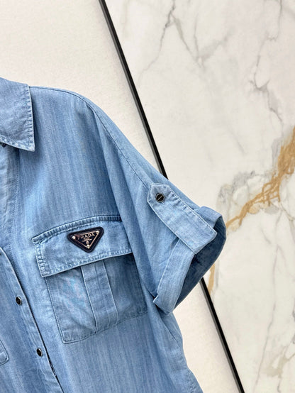 Pra 25ss denim shirt