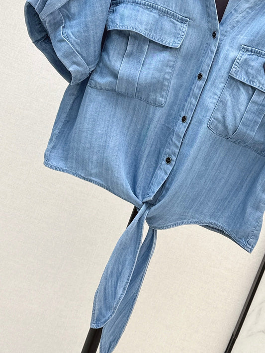 Pra 25ss denim shirt