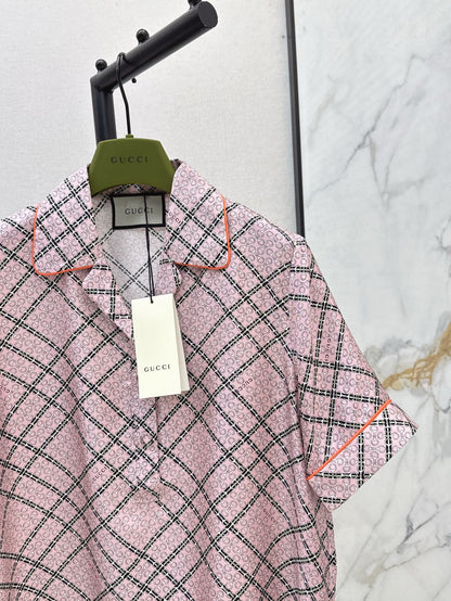 Guc 25ss silk shirt