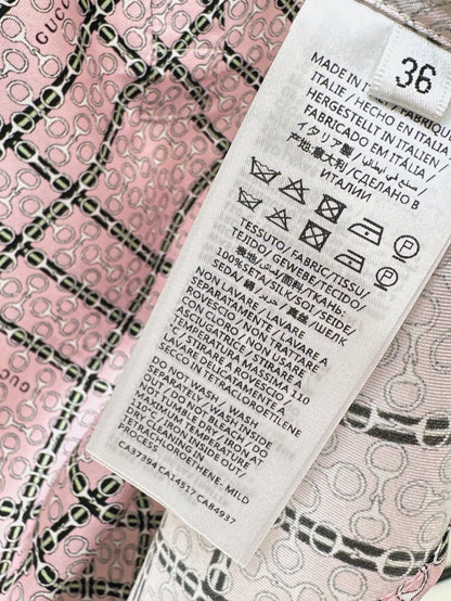 Guc 25ss silk shirt