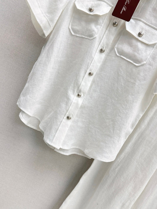 loro 25ss linen suit