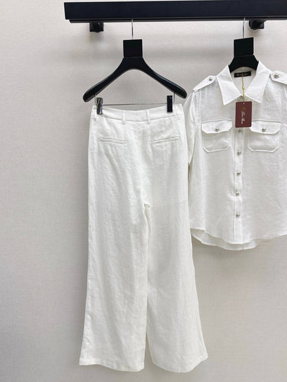 loro 25ss linen suit