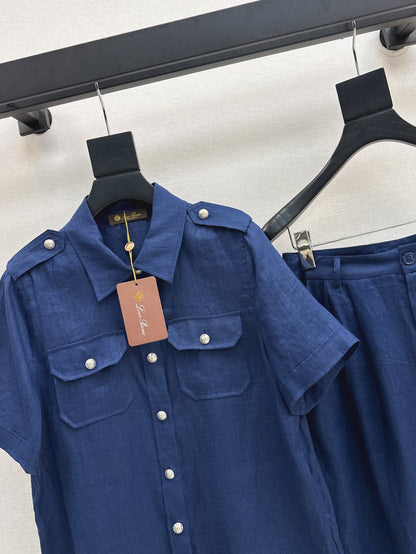 Loro 25ss linen suit