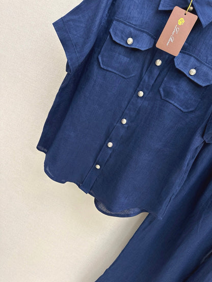 Loro 25ss linen suit