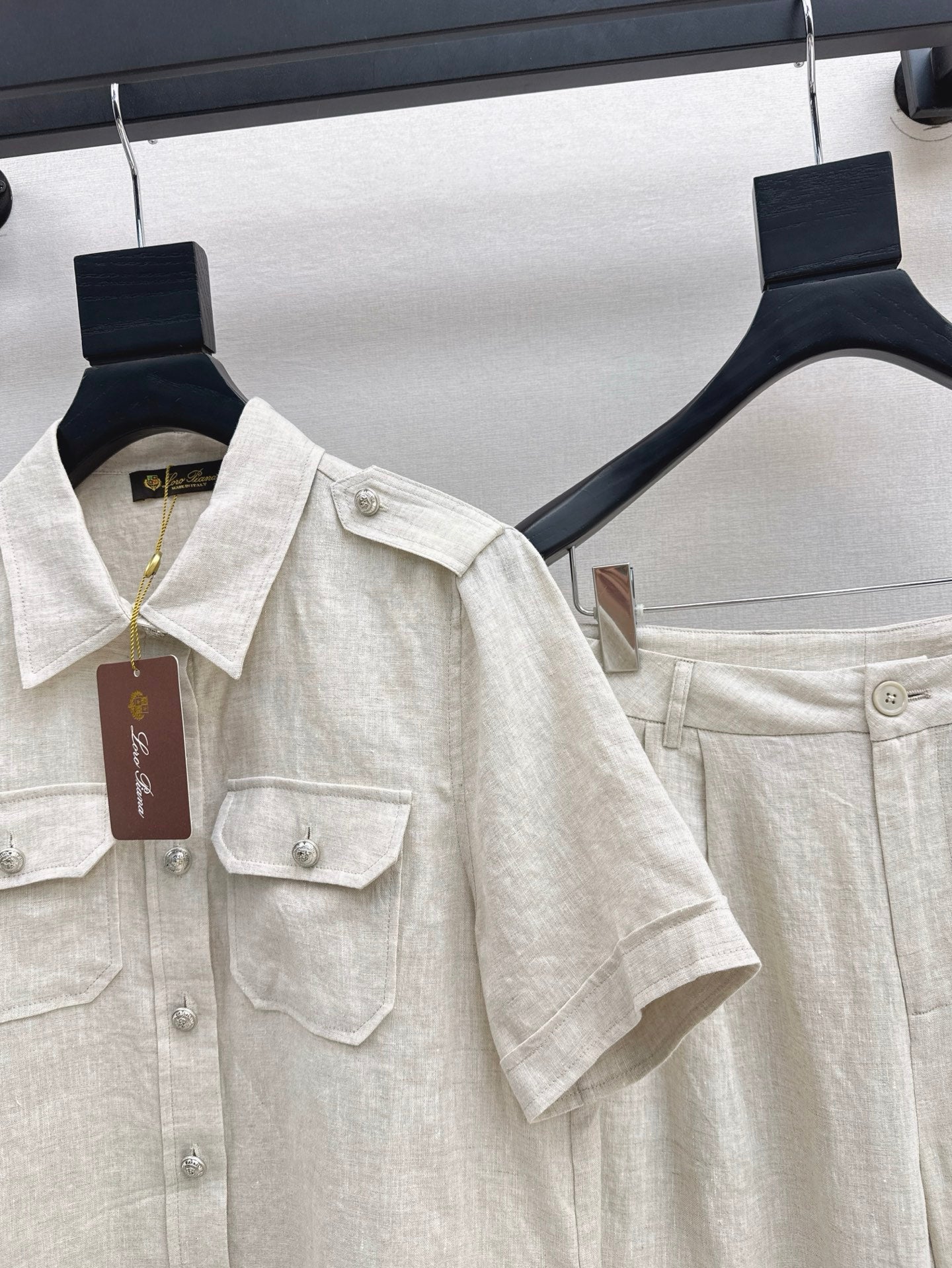 Loro 25ss linen suit