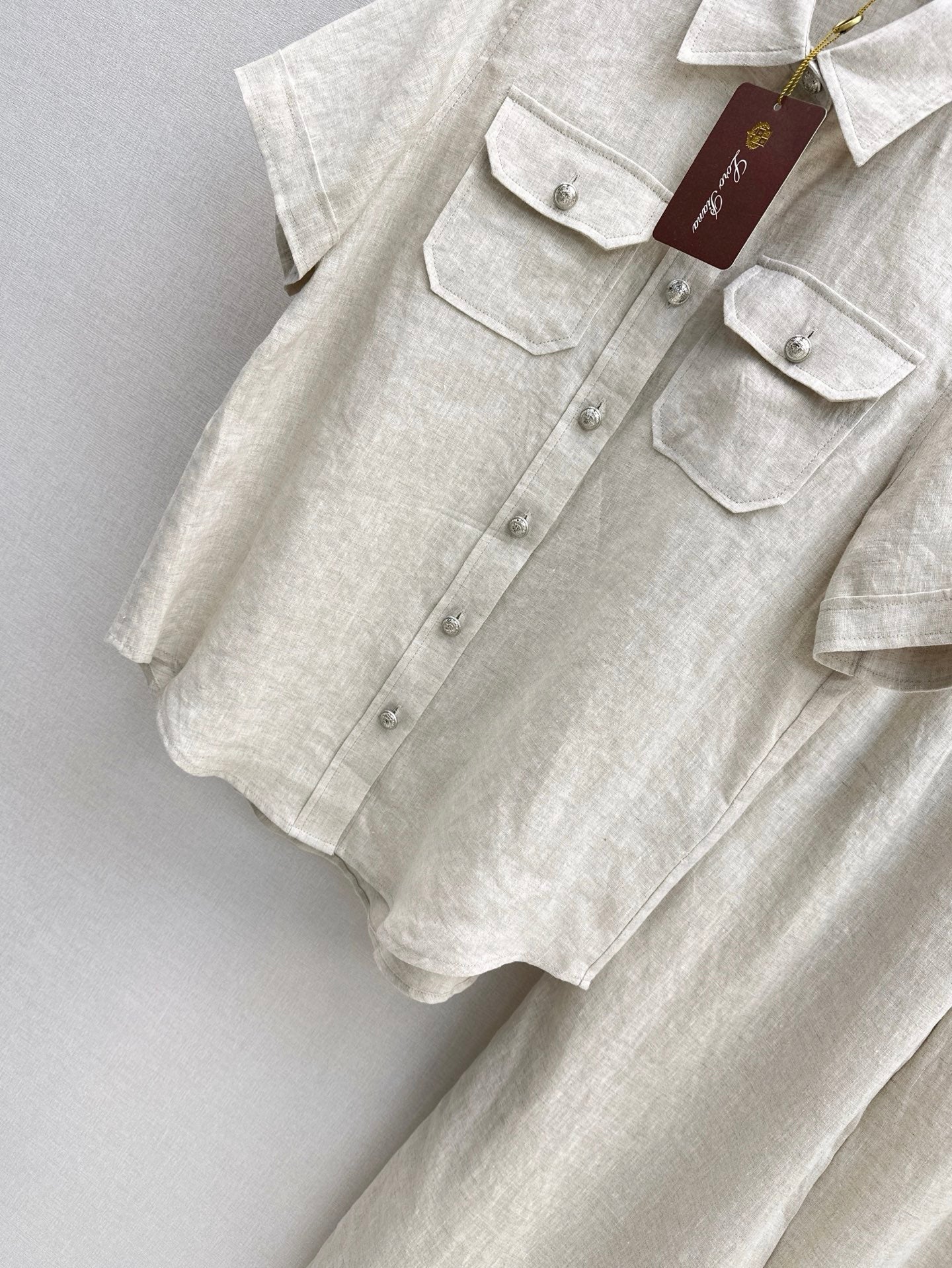 Loro 25ss linen suit
