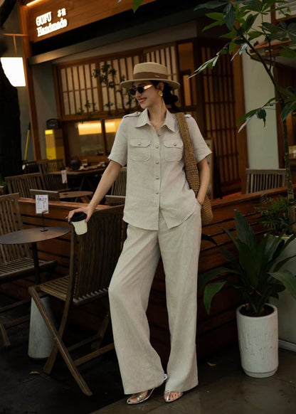 Loro 25ss linen suit