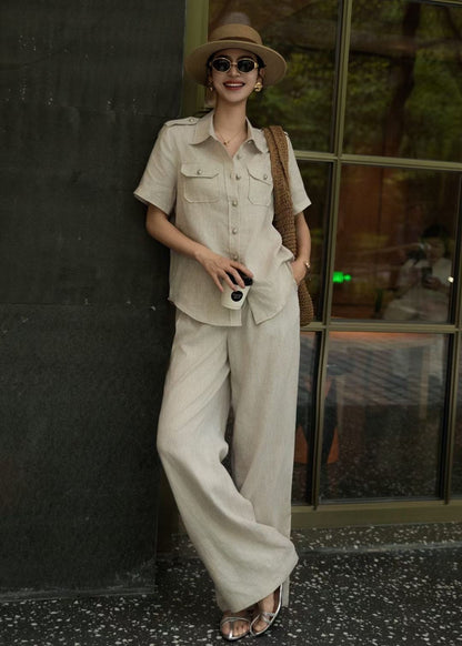 Loro 25ss linen suit