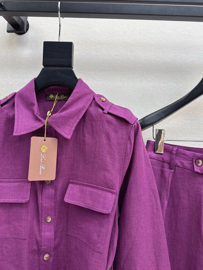 Lo 25ss linen suit