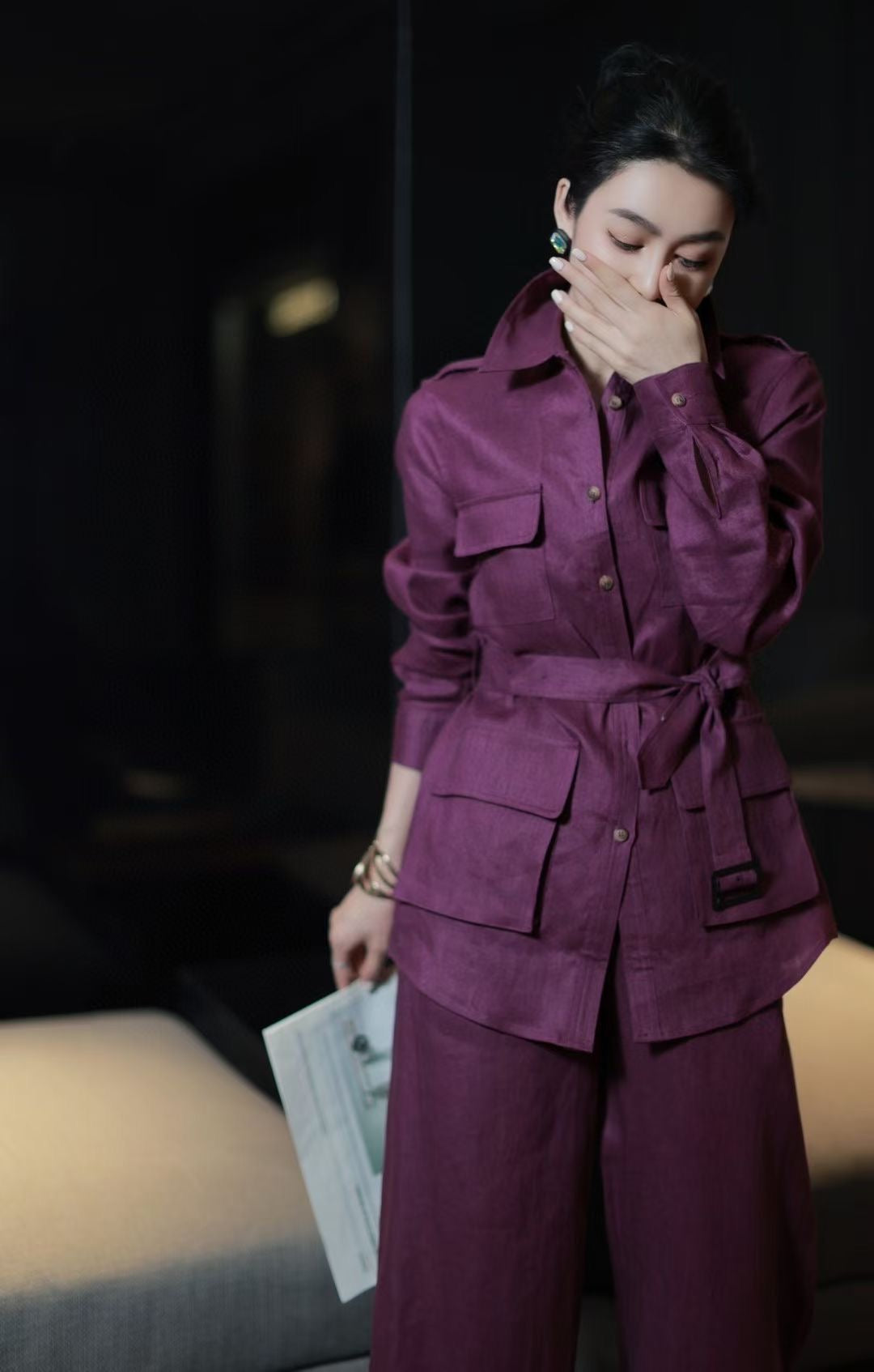 Lo 25ss linen suit